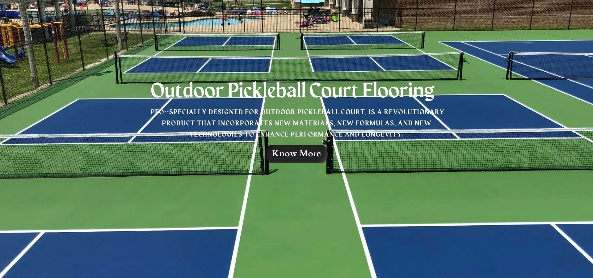 pickleball court floor