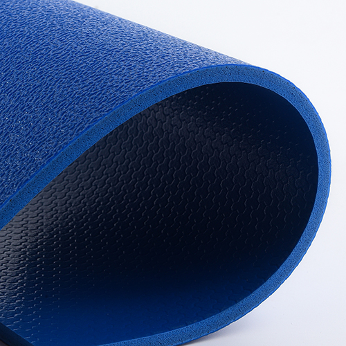 black gymnastics mat