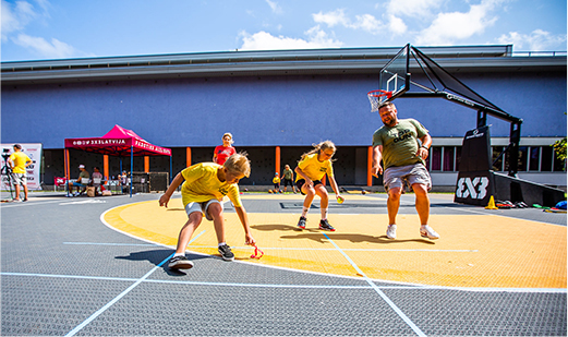types of basketball court flooring